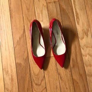 Red BCBG shoes